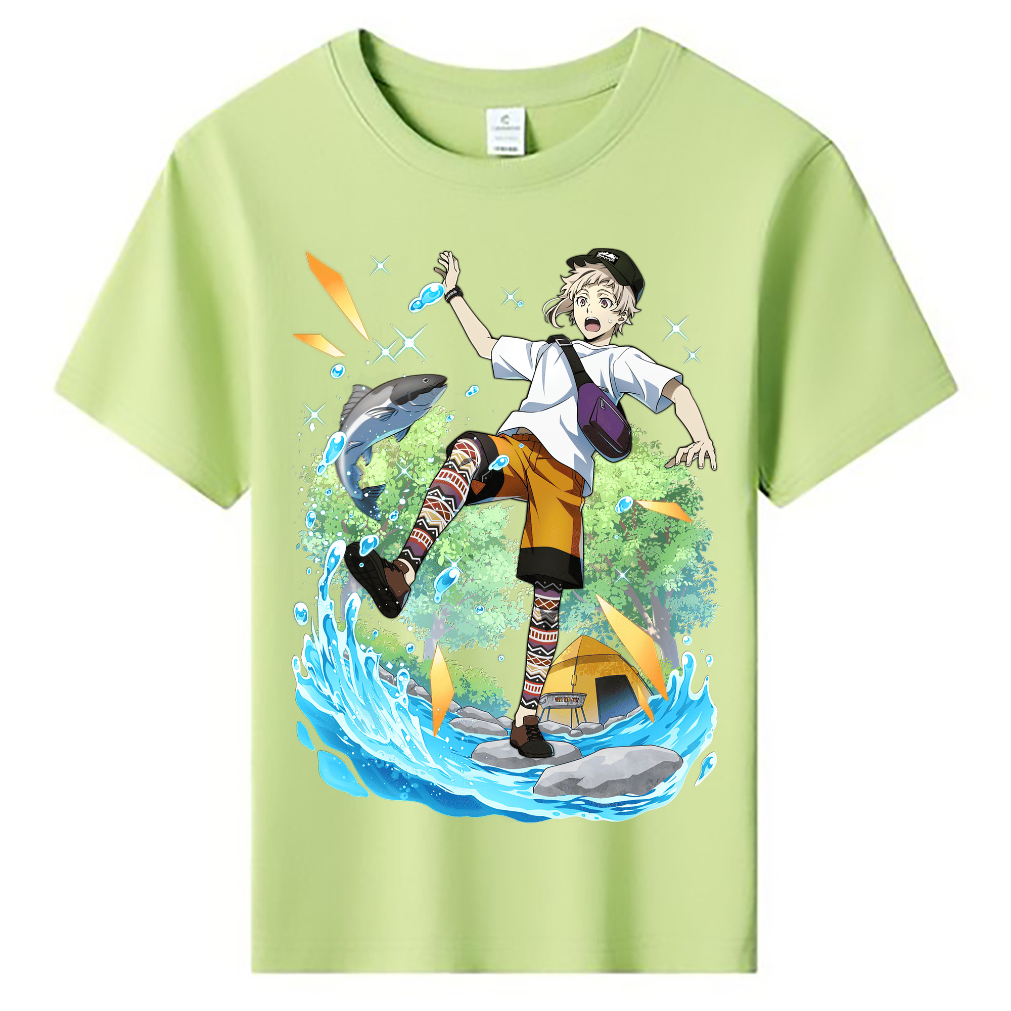 （画像用） 文豪ストレイドッグス Bungo Stray Dogs 綿100％キッズTシャツ（フロントプリント）